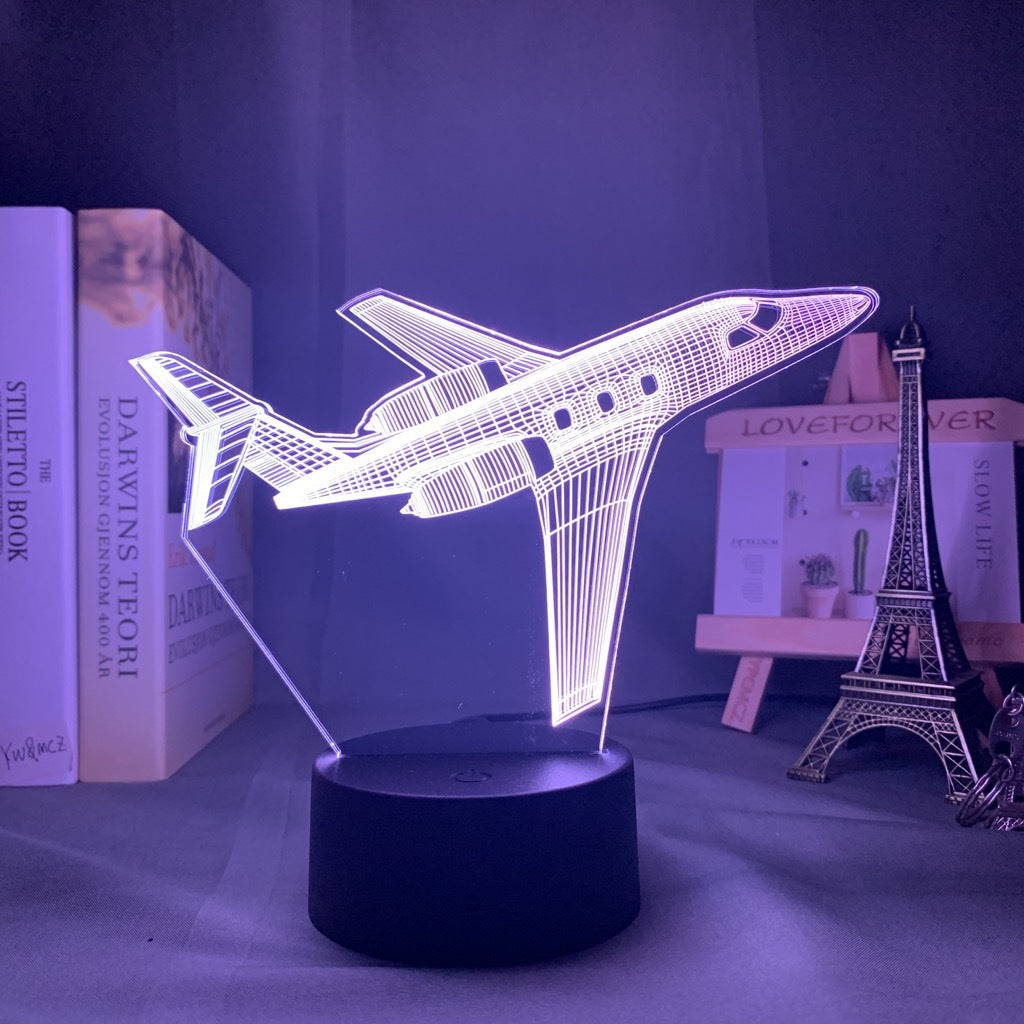 3d Lamp Airplane