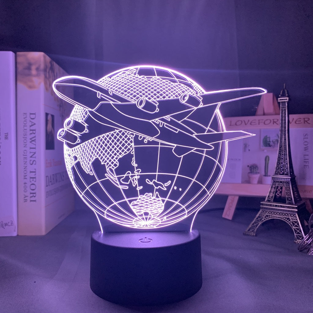 3d Lamp Airplane