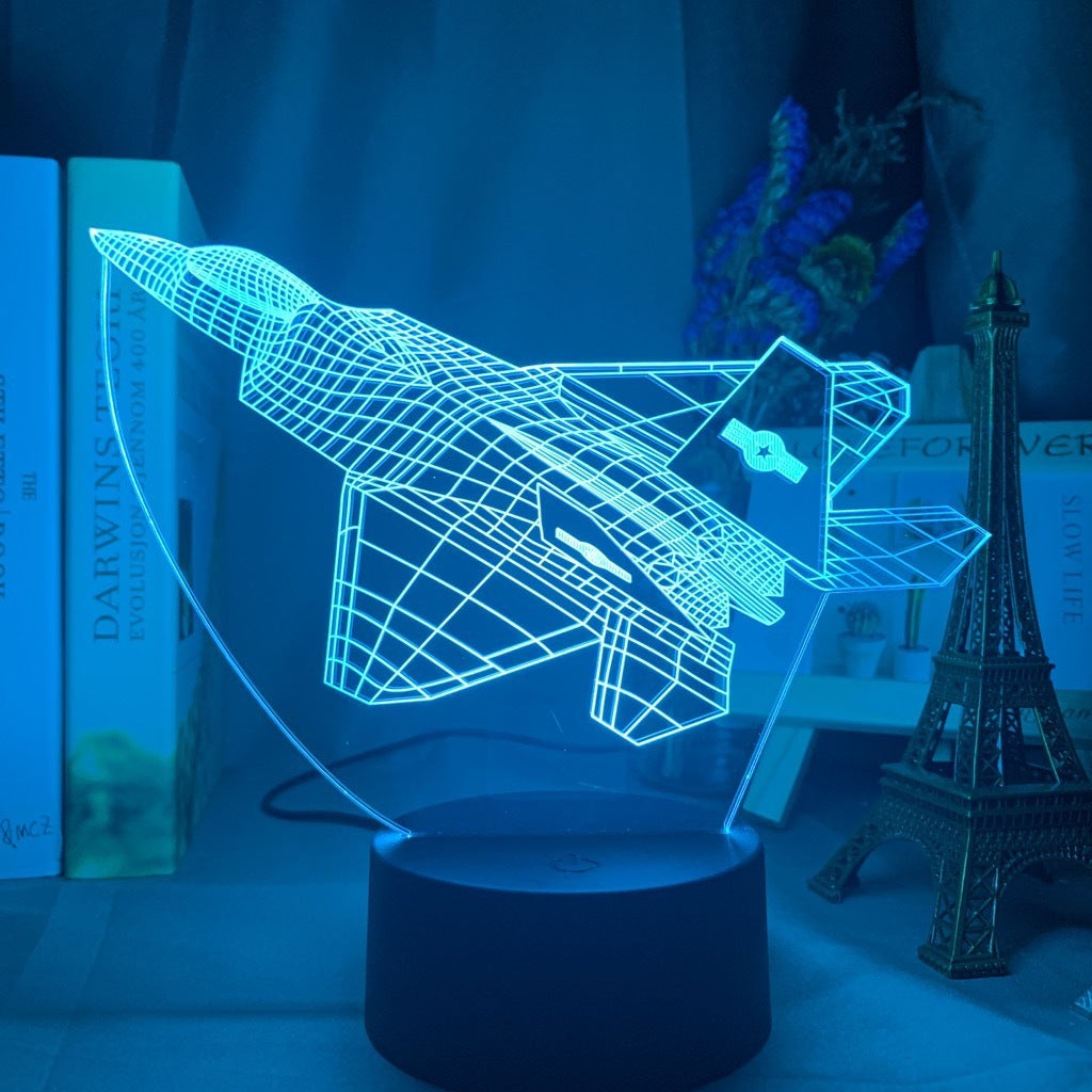3d Lamp Airplane