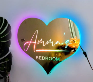 Magic mirror with name customisation